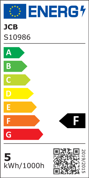 JCB S10986 E27 ES GLS LED Bulb Opal 4.9W 470lm Warm White 3000K (12 Pack) - westbasedirect.com