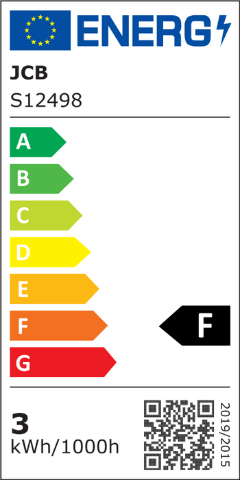 JCB S12498 GU10 Spot LED Bulb 3W 230lm Cool White 4000K (12 Pack) - westbasedirect.com