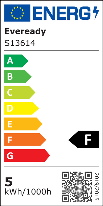 Eveready S13614 E27 ES Candle LED Bulb Opal 4.9W 470lm Warm White 3000K - westbasedirect.com