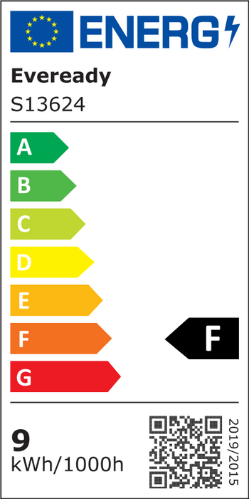 Eveready S13624 E27 ES GLS LED Bulb Opal 8.8W 806lm Warm White 3000K - westbasedirect.com