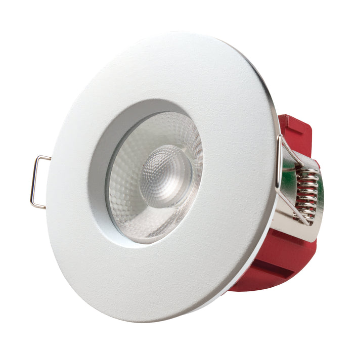 Powermaster S15344 5.5W IP65 Fire Rated CCT Downlight White 3000K/4000K/6500K - westbasedirect.com