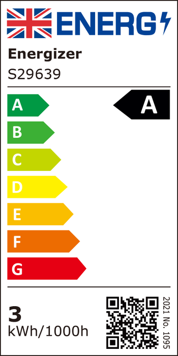 Energizer S29639 A Rated LED Elite Candle B22 Filament 470lm 2.2W 6500K (Daylight)(12 Pack) - westbasedirect.com