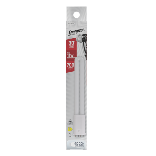 Energizer S30437 LED Lamp PLS/E 2G7 4 Pin 5W 700lm 4000K (Cool White) - westbasedirect.com