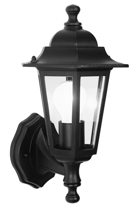 Powermaster S5895 IP44 6 Sided Lantern - Black - westbasedirect.com