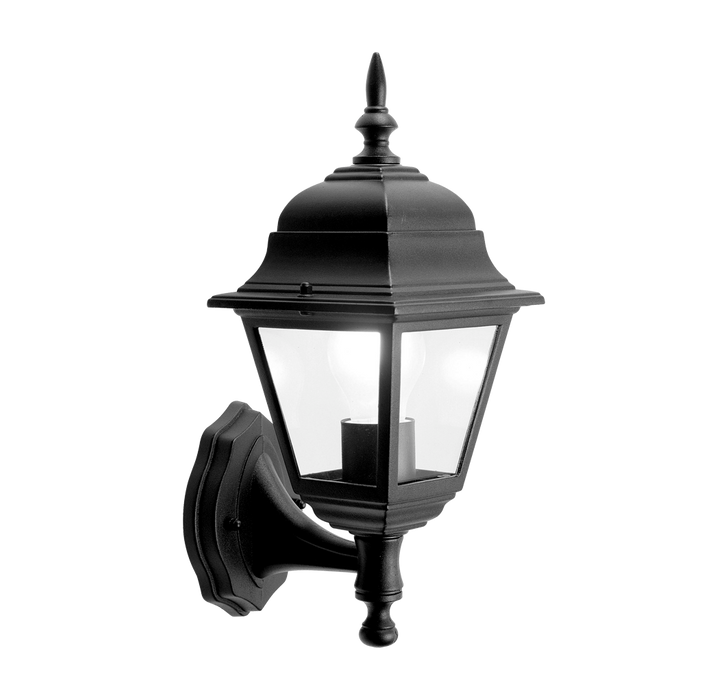 Powermaster S5897 IP44 4-Sided Lantern - Black - westbasedirect.com