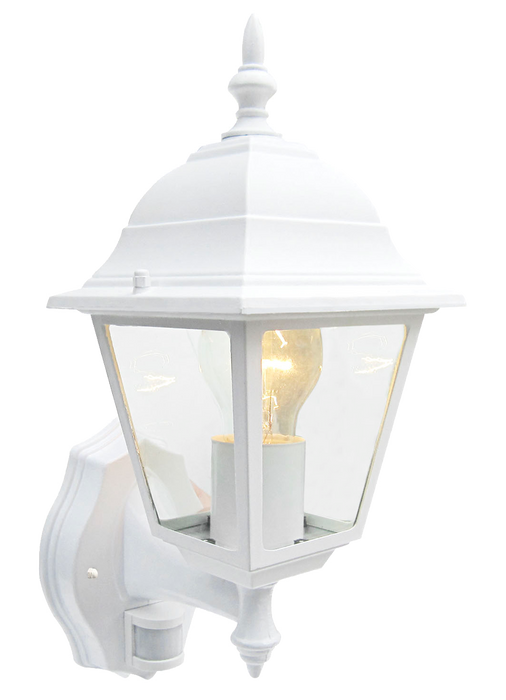 Powermaster S5905 IP43 4-Sided PIR Lantern - White - westbasedirect.com