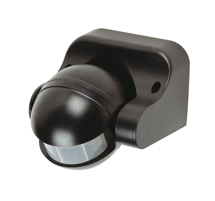 Powermaster S5909 Adjustable 180° IP44 PIR Sensor - Black - westbasedirect.com
