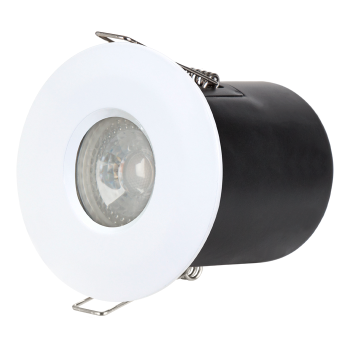 Powermaster S6593 IP65 & Fire Rated Downlight - White - westbasedirect.com