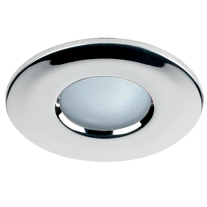 Powermaster S7687 IP65 Indoor Fixed Slim Downlight - Chrome - westbasedirect.com