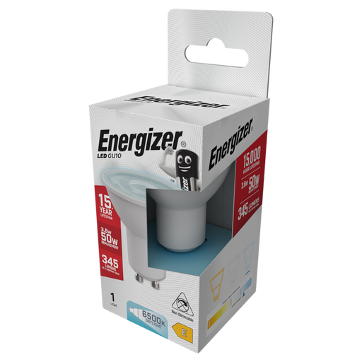 Energizer S9403 3.6W 345lm GU10 Spotlight LED Bulb Daylight 6500K - westbasedirect.com