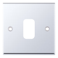 Selectric SGRID360-188 GRID360 7M-PRO 1 Aperture Modular Front Plate - Polished Chrome