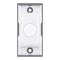 Selectric SGRID360-444 GRID360 20A Cable Outlet Module - Matt White, White Insert