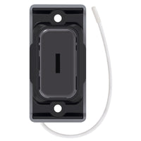Selectric SGRID360-507 GRID360 Kinetic IP42 Push On/Off Emergency Key Switch Module - Black Nickel, Black Insert