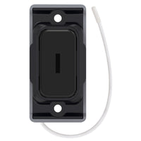 Selectric SGRID360-510 GRID360 Kinetic IP42 Push On/Off Emergency Key Switch Module - Matt Black, Black Insert