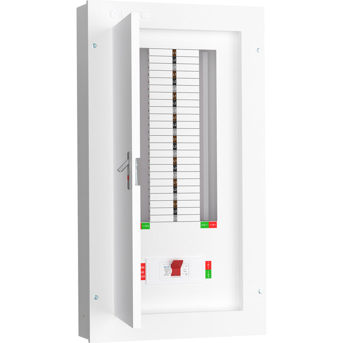 LIVE Electrical TPN16-250 TPN16-250 16 Way TP&N Distribution Board with 3 Pole 250A Main Switch Incomer - westbasedirect.com