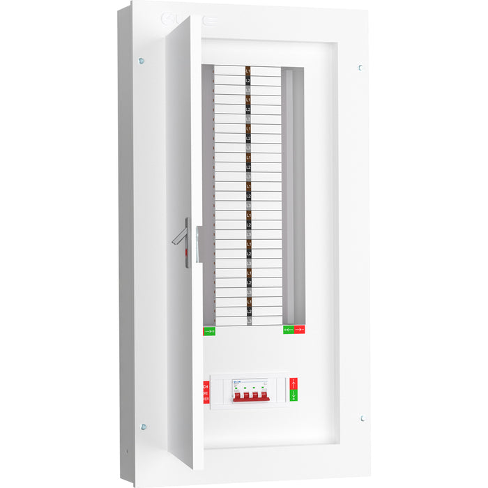 LIVE Electrical TPN18-125 18 Way TP&N Distribution Board with 4 Pole 125A Main Switch Incomer - westbasedirect.com