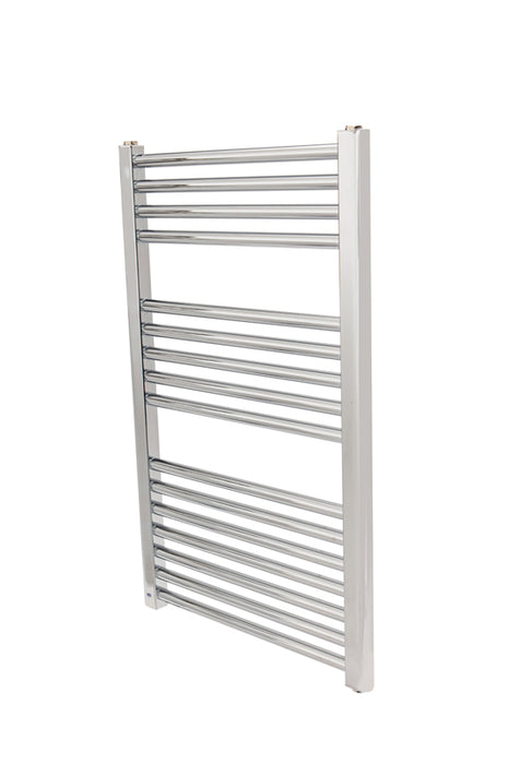 ATC TRC800-500-ELE300 Pacific Heated Towel Radiator Chrome 300W 0.3kW, 800 x 500, Fixed Element - westbasedirect.com