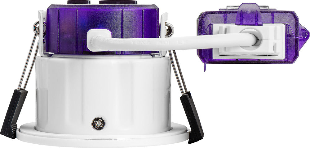 Luceco UTA6WD2W FType Ultra 4W/6W 690lm Power Change & CCT Change 3000K/4000K Dim2Warm IP20 White - Adjustable - westbasedirect.com