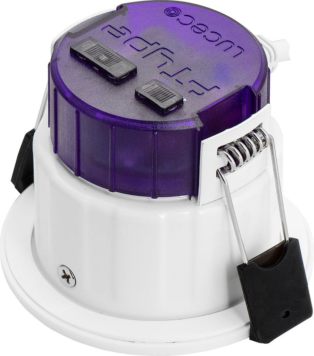 Luceco UTA6WD2W FType Ultra 4W/6W 690lm Power Change & CCT Change 3000K/4000K Dim2Warm IP20 White - Adjustable - westbasedirect.com