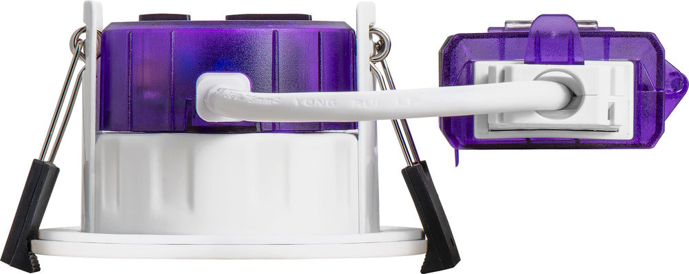 Luceco UTF6WCCT/10 FType Ultra 4W/6W 750lm Power Change & 4 Colour CCT 2700K/3000K/4000K/6000K Dimmable IP65 White - Flat (10 Pack) - westbasedirect.com