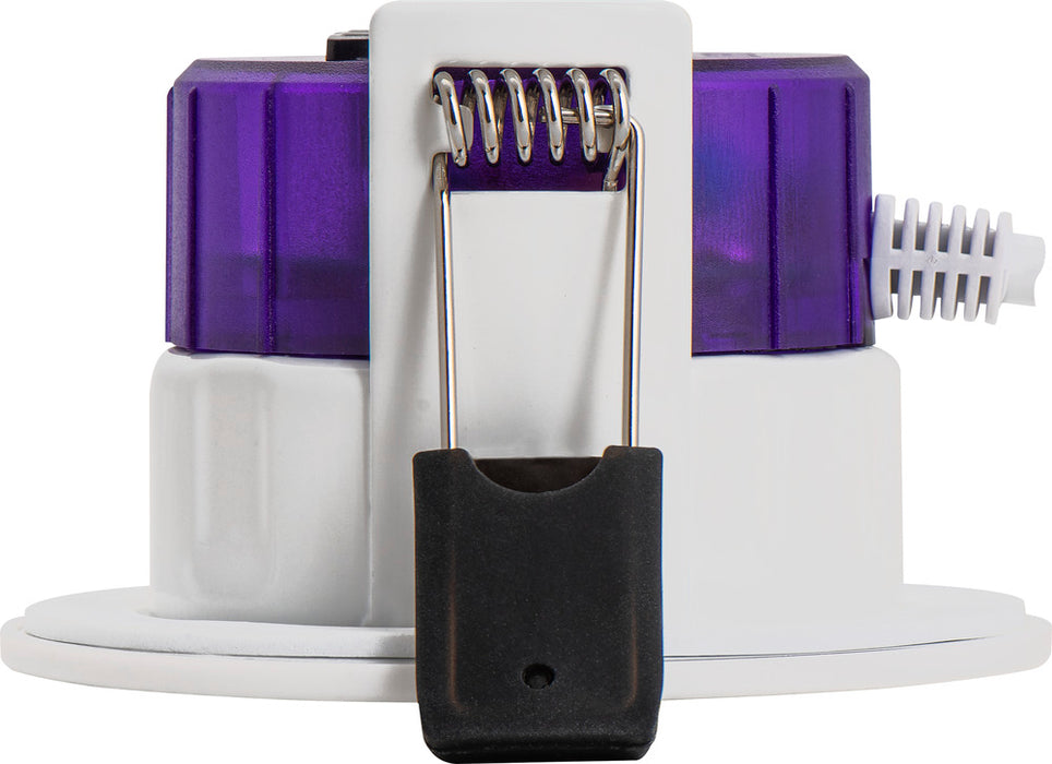 Luceco UTF6WCCT FType Ultra 4W/6W 750lm Power Change & 4 Colour CCT 2700K/3000K/4000K/6000K Dimmable IP65 White - Flat - westbasedirect.com