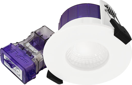 Luceco UTF6WD2W FType Ultra 4W/6W 690lm Power Change & CCT Change 3000K/4000K Dim2Warm Dimmable IP65 White - Flat - westbasedirect.com