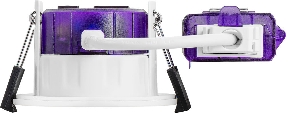 Luceco UTF6WD2W FType Ultra 4W/6W 690lm Power Change & CCT Change 3000K/4000K Dim2Warm Dimmable IP65 White - Flat - westbasedirect.com