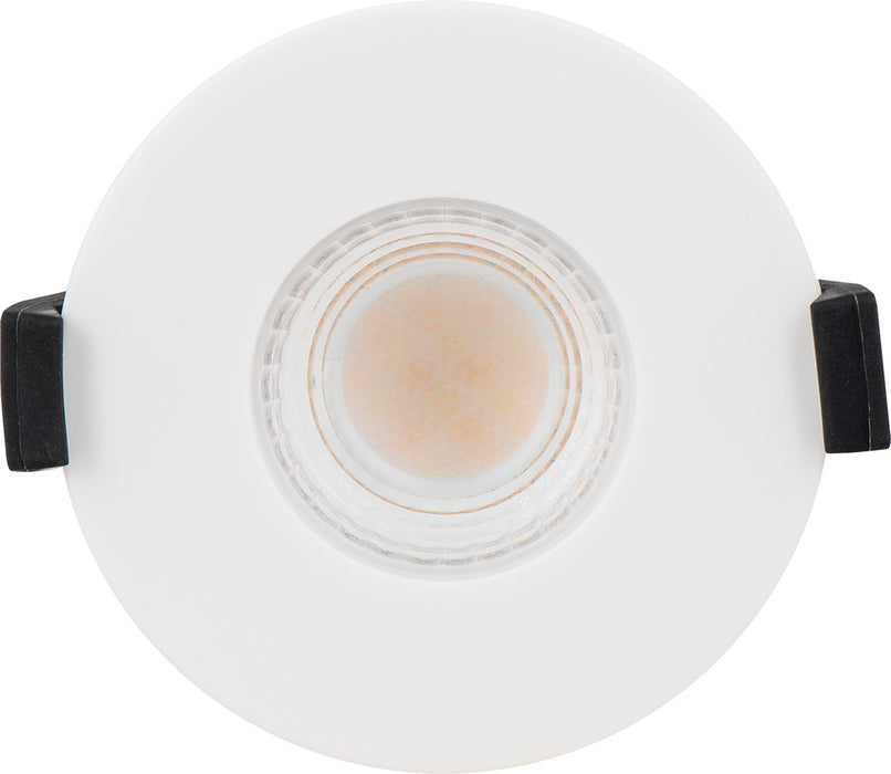 Luceco UTF6WD2W FType Ultra 4W/6W 690lm Power Change & CCT Change 3000K/4000K Dim2Warm Dimmable IP65 White - Flat - westbasedirect.com