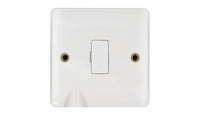 Deta Vimark VP1364 Pro White Moulded 13A Unswitched Spur with Bottom Flex Outlet