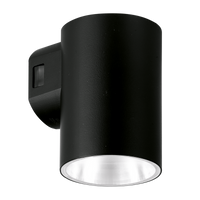 Enlite WL6/CS 230V 5W LED IP65 Wall Light Round Up or Down Black 3000K/4000K/6500K