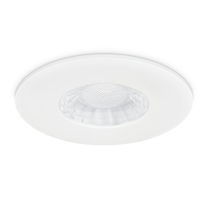 JCC JC1101/WH10 X50 Fire rated downlight 3W/5W IP65 3000/4000/5700K 400/650 lms White (10 pack) - westbasedirect.com