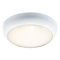 Ansell ADIS2/1/MWS/SM3 Disco EVO 2 IP65 9W-16W CCT Adjustable LED Bulkhead with Self-Test Emergency & Microwave Sensor 3000K/4000K/6500K