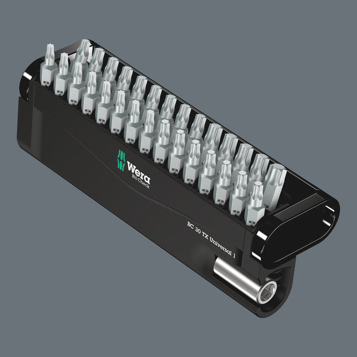 Wera 05057900001 Bit-Check 30 TX Universal 1 SB, Bits assortment - westbasedirect.com