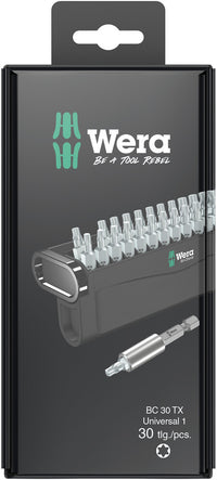 Wera 05057900001 Bit-Check 30 TX Universal 1 SB, Bits assortment