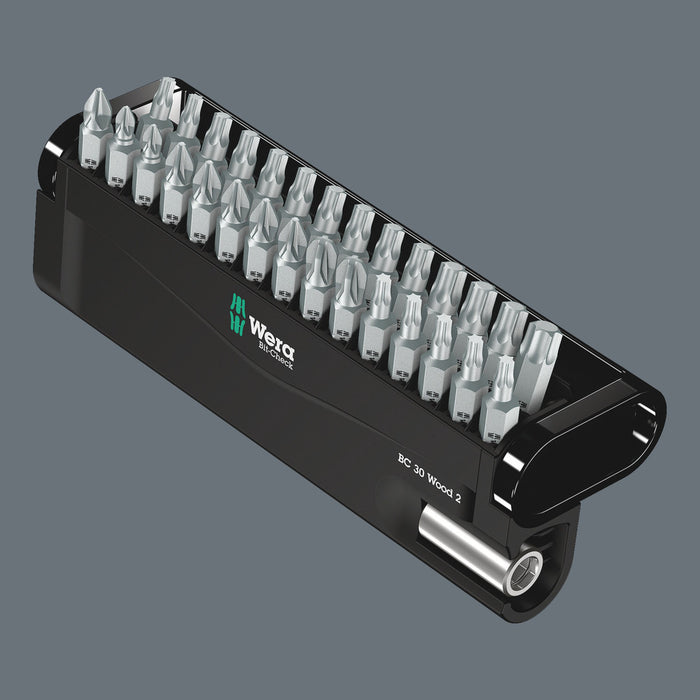 Wera 05057438001 Bit-Check 30 Wood 2 SB, Bits assortment - westbasedirect.com