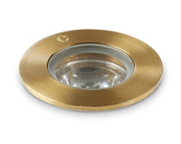 Collingwood GL019ANBX27 GL019 1W/2W IP68 Low Voltage LED Groundlight, Antique Brass, Narrow Beam, 2700K