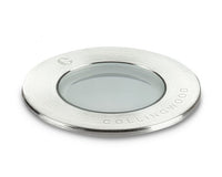Collingwood GL019DNBL27 GL019 1W IP68 Low Glare Baffle Ground Light, Stainless Steel, 12 Degree Beam Angle, 2700K