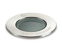Collingwood GL019LGF27 GL019 1W IP68 Low Profile Low Glare LED Ground Light, Stainless Steel, 30 Degree Beam Angle, 2700K
