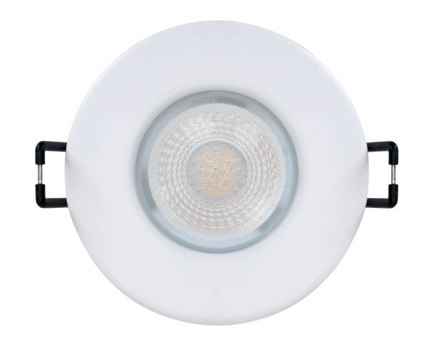 Collingwood DLT388MW5530A8 H2 Lite 4.3W Dimmable LED Fire-Rated Downlight 3000K Matt White (8-Multipack) - westbasedirect.com