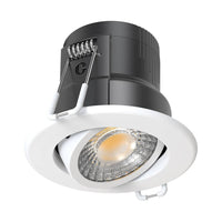 Collingwood DLT661600A H4 Lite CSP IP65 4W-6W CCT Switch Adjustable Fire Rated Downlight with White Bezel