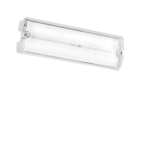 Aurora EN-EMBH 3.7W IP65 IK10 LED Emergency Bulkhead with Exit Sign Manual Test