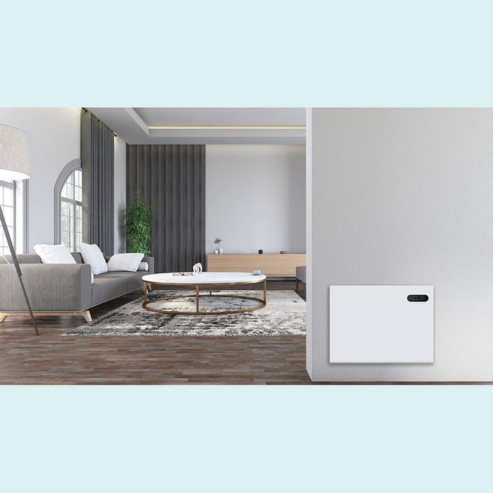 Velair EENIS15WT001 NiDO Steel WiFi Ultra-Slim Panel Heater White 1500W 1.5kW - westbasedirect.com