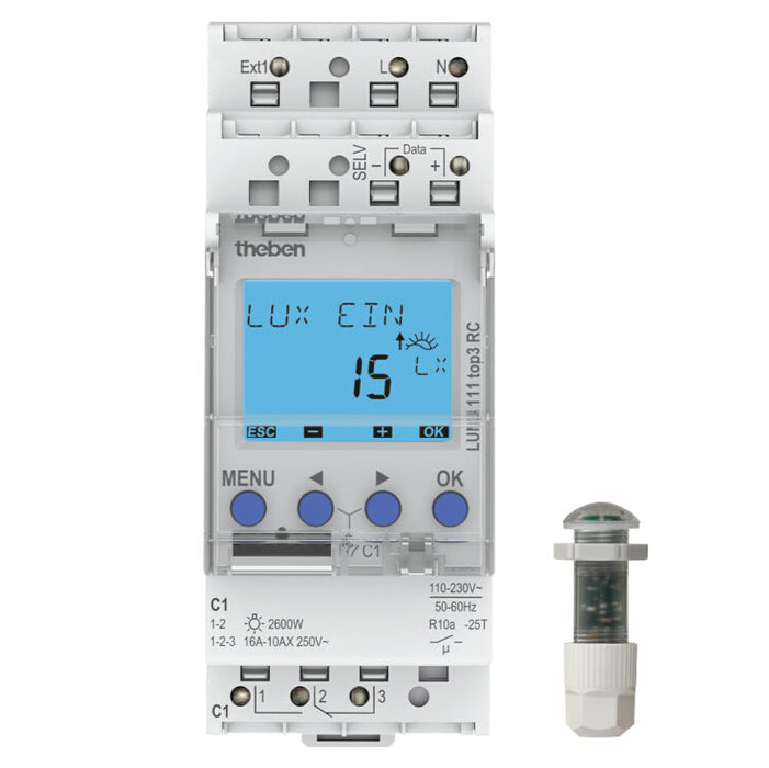 Timeguard LUNA111TOP3EL Twilight Switch Flush Mount 1110230