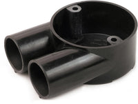 Univolt CB-20/2-U-BK 20mm Branch 2 Way Black