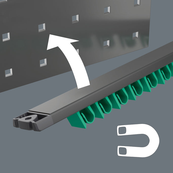 Wera 05020235001 9642 Magnetic rail 6003 Joker Imperial 1, Ring spanner set - westbasedirect.com