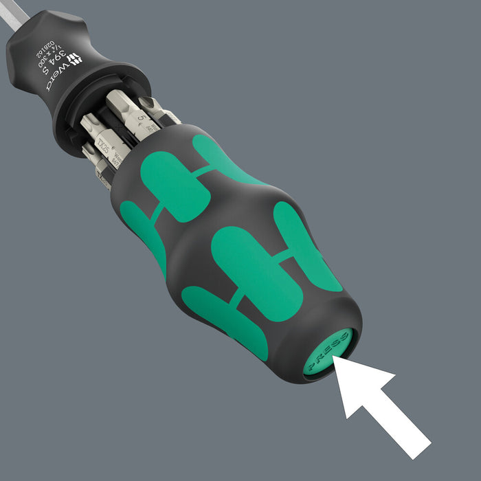 Wera 05136075001 Kraftform Kompakt 27 XL SHK 1, Bitholding screwdriver with rigid blade - westbasedirect.com