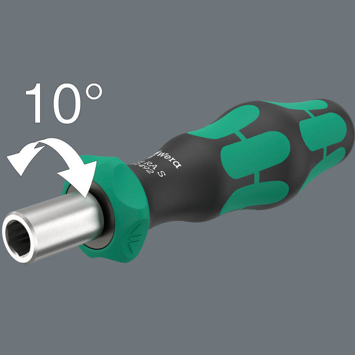 Wera 05051492001 838 RA S Bits-Handhalter, with ratchet functionality, 1/4" - westbasedirect.com