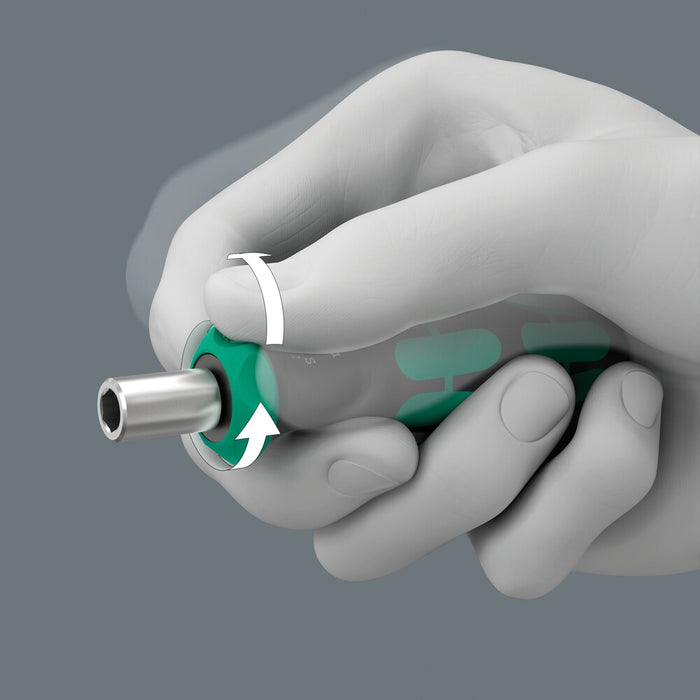 Wera 05051492001 838 RA S Bits-Handhalter, with ratchet functionality, 1/4" - westbasedirect.com