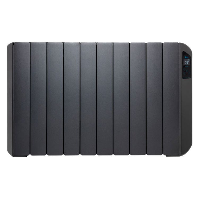 Farho VICANW10 VICTORIA ANTHRACITE-10 elements 1650W Low Consumption Smart Wi-Fi Radiator Anthracite Grey with Black Screen - westbasedirect.com