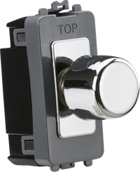 Knightsbridge GDM150IPC 1G 2-Way 10-150W(5-100W LED) Intelligent Dimmer - Polished Chrome